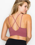 OTOS Active Cross Back Front Slit Sports Bra 1210