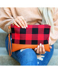 Buffalo Plaid Clutch - Online Only