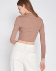 Emory Park Ribbed Button Down Crop Cardigan