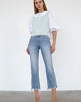 Insane Gene High Rise Crop Boot Cut Jeans