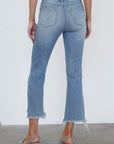 Insane Gene High Rise Crop Boot Cut Jeans