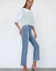 Insane Gene High Rise Crop Boot Cut Jeans