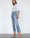 Insane Gene High Rise Crop Boot Cut Jeans