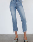 Insane Gene High Rise Crop Boot Cut Jeans