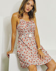 Sleeveless V-Neck Floral Dress by J.NNA