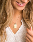 Classy Pendant Talia Initial Gold Letter Necklace