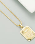 Classy Pendant Talia Initial Gold Letter Necklace