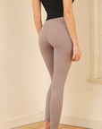 Brushed Nylon High Rise Legging