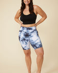 High Waisted Tye Dye Biker Short