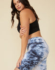 High Waisted Tye Dye Biker Short