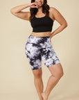 High Waisted Tye Dye Biker Short