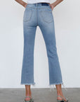 Denim Lab USA High Rise Crop Boot Cut Jeans