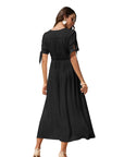 Maxi Dress with Buttons on Front