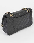 Quilted Turn Lock Convertible Shoulder Bag