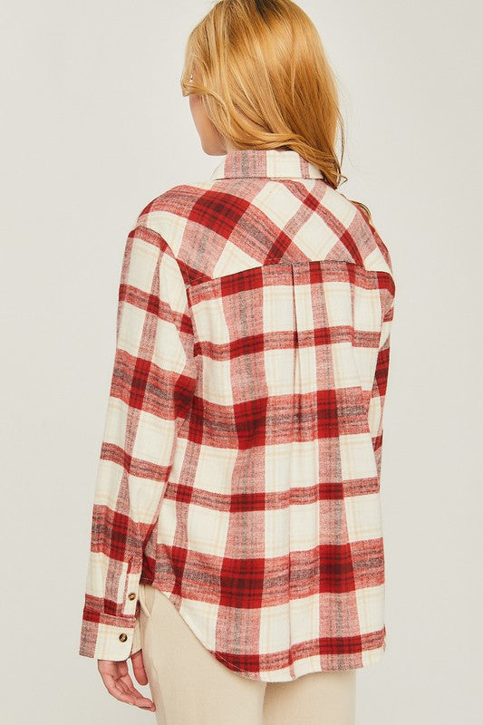 Women&#39;s Flannel Top by Love Tree