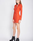 Emory Park Ruched Long Sleeve Dress