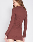 Emory Park Ruched Long Sleeve Dress