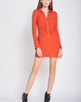 Emory Park Ruched Long Sleeve Dress