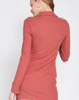 Emory Park Ruched Long Sleeve Dress