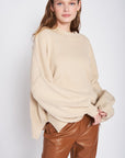 Emory Park Over Fitted Long Sleeve Sweater Top