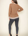 PLUS Terry Crew Neck Tunic