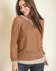 PLUS Terry Crew Neck Tunic