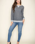 PLUS Terry Crew Neck Tunic