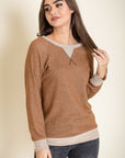 PLUS Terry Crew Neck Tunic