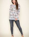 Camo Crew Neck Tunic