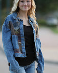 Miss Sparkling |Denim Western Jacket