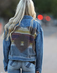 Miss Sparkling |Denim Western Jacket
