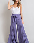 Tiered Wide Leg Pants - Online Only