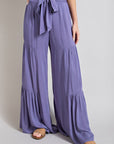 Tiered Wide Leg Pants - Online Only