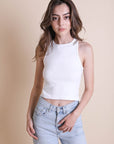 High Neck Racerback Brami Top - Online Only