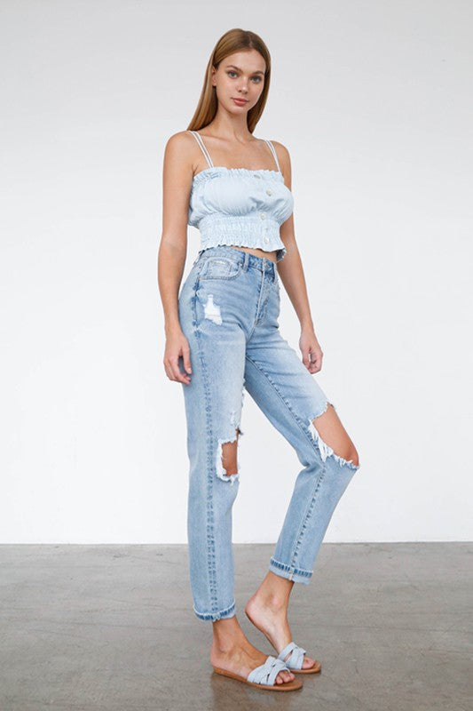 Insane Gene High Rise Waist Mom Jeans