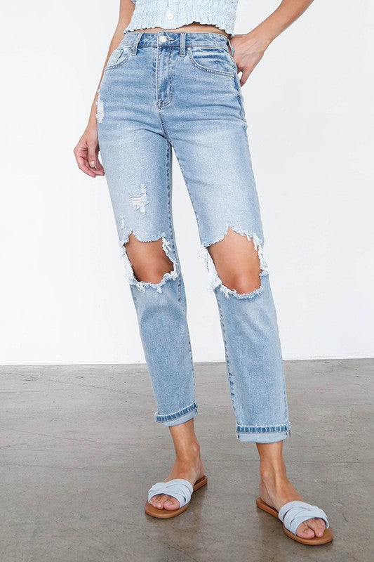 Insane Gene High Rise Waist Mom Jeans