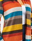 PLUS Stripe Elbow Patch Cardigan