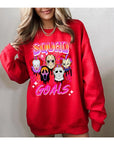 Halloween Squad Goals Fleece Graphic Sweatshirt - Online Only