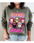 Halloween Squad Goals Fleece Graphic Sweatshirt - Online Only