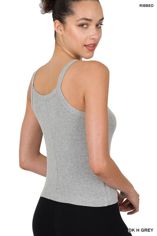 ZENANA Ribbed Soft Rayon Cami
