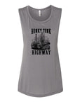 Honky Tonk Highway Print Muscle Tank