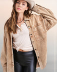 Chelsie Washed Jacket by La Miel - Online Only
