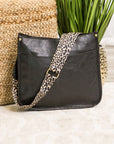 Dani & Em Crossbody Handbag Purse Leopard Animal Strap