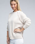 Zenana Raglan Chenille Sweater