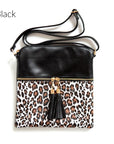 Miley Leopard Crossbody Womens Handbag Purse Tote