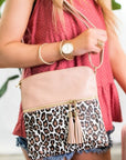 Miley Leopard Crossbody Womens Handbag Purse Tote