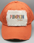 Leopard Pumpkin Season Patch Hat