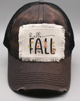 Hello Fall Patch Hat