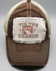 Tis the Season Football Patch Hat