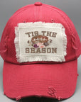 Tis the Season Football Patch Hat